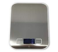 Kitchen Scales MSC Digital Electronic Coffee Weighing Scale for Cooking Baking High-Precision Food, Jewelry Weight Scales, LCD Display, Multifunctional, Tare Feature, Stainless Steel 5kg-AAA