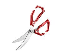 Kitchen Scissors for Food - 2 in 1 Meat Scissors with Nutcracker - Versatile Stainless Steel Heavy Duty Scissors for Fish Grill Preparation