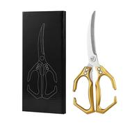 Kitchen Scissors for Food, 2-in-1 Seafood Scissors with Walnut Cracker, Robust Stainless Steel Multifunctional Kitchen Scissors for Fruit Salad