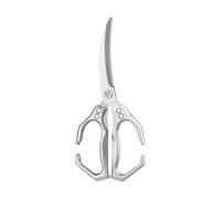 Kitchen Scissors for Food - 2-in-1 Seafood Scissors with Walnut Cracker | Versatile Stainless Steel Heavy Duty Scissors for Fish Grill Preparation