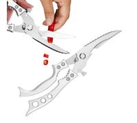 Kitchen Scissors for Food, High Performance Kitchen Scissors, Multi-Purpose Kitchen Scissors, Robust Poultry Scissors, Professional Kitchen Scissors with Safety Closure, Poultry Scissors for Bones and