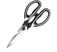 Kitchen Scissors, Heavy Duty Sharp Stainless Steel Scissors for Kitchen, Multipurpose Shears for Garden, Office, Paper, Chicken, Poultry, Meat, Vegetables, Bottle Opener