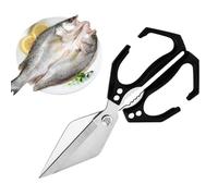 Kitchen Scissors, Rustproof Stainless Steel Food Scissors, Robust Cooking Scissors for Chicken, Turkey, Crab, Cracking