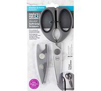 Kitchen Scissors with Magnetic Sheath - Grey, Dishwasher Safe Multipurpose Stainless Steel Sharp Utility Food Scissors for Chicken, Poultry, Fish, Herb, Vegetables