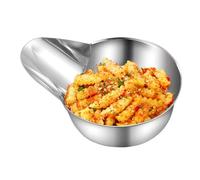 Kitchen Scoop for Food | Stainless Steel Ladle for Fried Chicken, Ergonomic Meal Preparation Tool in the Shape of a Beak for Restaurant Dining Room Cinema