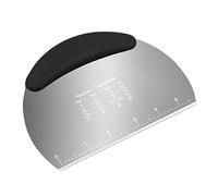 Kitchen Scraping Panel Sturdy Multi-purpose Dough Cutter with Scale Non-stick Stainless Steel Dough Scrape Pizza Dough Cutter Noodle Kitchen Utensils