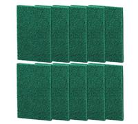 Kitchen Scrubber Pad - Polyester Scratch Free Heavy Duty, Green Reusable Scourer, Multi-Purpose Cleaning Scrubber | Pots Scrubbing for Plates Pans Grills Barbecues Sinks Spotless