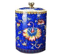 Kitchen Sealed Ceramic Tea Canister, Coffee and Spice Storage Container, Green 14 * 9.4cm - Airtight Food Storage Solution for Pantry Organization