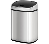 Kitchen Sensor Bin Touchless Automatic Waste Rubbish Stainless Steel Silver 58L