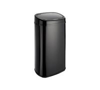 Dihl 58L Onyx Black with Black Lid Stainless Steel Auto Touchless Hands-Free Sensor Kitchen Waste Dust Bin Automatic Motor