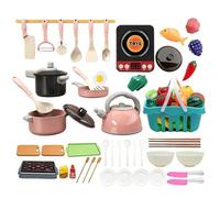 Kitchen Set for | 110 Piece Kitchen Utensils Set for - Culinary Toys for Home, School, Role Play, Party, Travel, Preschool, Nursery