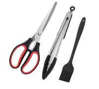 Kitchen Shears Food Clips and BBQ Brushes Set, BBQ Shears for Chicken,Meat,Fish,Sharp Kitchen Shears with Sharp Edge,Stainless Steel Cooking Scissors for Thanksgiving Christmas