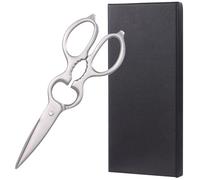 Kitchen Shears, Stainless Steel Multi-Purpose Scissor with Bottle Opener, Detachable Design, Ergonomic Handle, Heavy Duty for Meat, Poultry, Herbs, 8.07 in