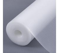 Kitchen Shelf Liner Non Adhensive,Cabinet Drawer Mat White 23.6"× 236.2"