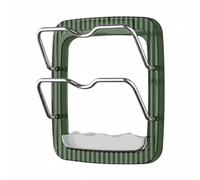 Kitchen Shelf Pot Lid Holder Rack Organizer Storage Rack Made with and Vertical Design with Detachable Tray and Easy Install Suitable for Modern, Green, Style to 3