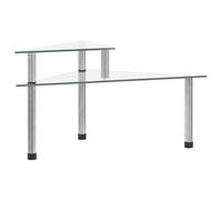 vidaXL Kitchen Shelf Transparent 49.5x35x19 cm Tempered Glass, Clear