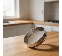 Kitchen Sieves 20cm Fine Mesh Strainer for Tea and Flour - Heavy Duty Test Sifter with Chrome Frame 4-600 Mesh(30 mesh)