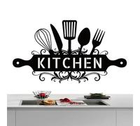 Kitchen Signs - Metal Wall Decor | Decorative Accessories | Country Farmhouse Decor | Kitchen Wall Art for Dining Room Wall