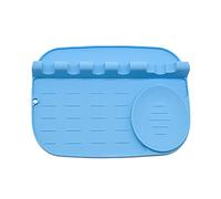 Kitchen Silicone Utensil Rest with Drip Pad Spoon Shovel Holder Mat Organizer Kitchen Silicone Utensil Rest