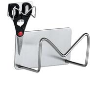 Kitchen Sink Adhesive Sponge Holder - Stainless Steel Sponge Hanger | Strong Adhesive, Kitchen Accessories for Dishcloth Dish Scrubber, Sponge Storage