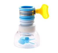 Kitchen Sink Aerator with Activated Carbon Water Purifier Tap Head Filter,Telescopic Tap Water Filter,Faucet Extenders Booster(Blue)