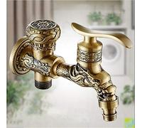 Kitchen Sink Antique Brass Wall Mounted Bathroom Toilet Washing Machine Cold Water with Hand Bracket Muslim Shower Bidet,Bidet (Bidet Faucet) Drinking