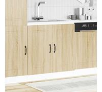 vidaXL Sink Base Cabinet Kalmar Sonoma Oak 80x46x81.5 cm Engineered Wood