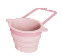 Kitchen Sink Basket - Foldable Silicone Wall Mounted - Kitchen Sink Drain Strainer - for Salad Berries Mixing Cleaning Cooking Preparation Camping Tomato