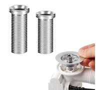 Kitchen Sink Basket Strainer Screw, Hollow Screw Sink, 2 Pieces Strainer Screw, Stainless Steel Hollow Screw for Strainer Basket Valves, 25 mm, 35 mm, for Valve Drains, Sink, Kitchen Drains