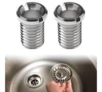 Kitchen Sink Basket Strainer Screw, Hollow Screw Sink, Sieve Screw, 25 mm Stainless Steel Drain Strainer Screw, Hollow Screw for Strainer Basket Valves, for Sink, Sink Strainer Basket, Kitchen,