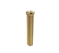 Kitchen Sink Basket Strainer Threaded Screw Connector Copper Wash Basin Sink Filter Waste Plug Screws Easy to Replace Sink Strainer Screws Long Short