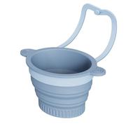 Kitchen Sink Basket - Wall Mounted Silicone Foldable Strainer, Multi Purpose Sink Organizer for Washing Fruits Vegetables Dishes | Foldable Basket for Salad Prep Cleaning Cooking Camping | Portable