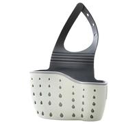 Kitchen Sink Caddy Strap - Double Layer Soap Holder | Portable Kitchen Organizer, Space Saving Sink Storage, Hanging Bag Drainer for Sponge, Brush, and Towel