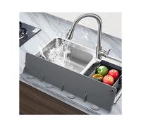 Kitchen Sink Countertop Splatter Guard Silicone Water Splatter Guard with Suction Cup Anti-Splatter Dish Washing