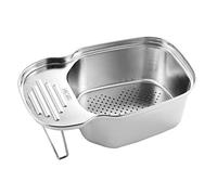 Kitchen Sink Drain Basket, Multipurpose Corner Sink Strainer Food Catcher Leftovers Garbage Storage, Stainless Steel Sink Filter Vegetable and Fruit Drain Basket sink filter kitchen gadgets kitchen si