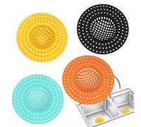 Kitchen Sink Drain Strainer | Anti-Clog Garbage Disposal Cover | Efficient Household Sink Strainer for Home, Travel, Hotel, School