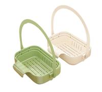 Kitchen Sink Draining Basket 2 Piece Hangable Foldable - Fruit Strainer
