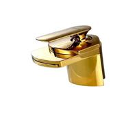 kitchen sink faucet Kitchen Tap Bathroom Faucet Hot and Cold Brass Basin Faucet, Waterfall Sink Faucet Single Handle Water Tap (Color : Blu, Size : 1),Easy Install (Rosso 1) drinking water faucet