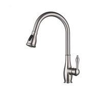 Kitchen Sink Faucet Pull-Out All-Copper Kitchen Faucet Hot and Cold Retractable Universal Rotatable Retractable Sink Faucet