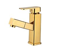 Kitchen Sink Faucet Single Handle Polished Taps Brass Mounted Mixer Water Taps Basin Faucets Bathroom Vanity Hot and Cold Water Dragon Kitchen Sitting Water Faucet Vessel Faucet