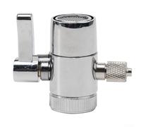 Kitchen Sink Faucet Splitter Brass Diverter Valve G1/2 Female to 1/4 Tubing for RO Water Filter Units Tap Converter Adapter M22 M22 Connection
