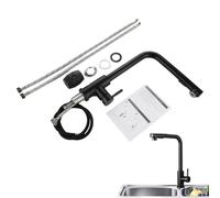 Kitchen Sink Faucet | Stainless Steel Pull-Down Single Handle Sprayer,Pull Out Kitchen Faucets - for Home Bathroom RV Residential Laundry Restaurant Dining Room Outdoor Bar Camp Trailer Travel