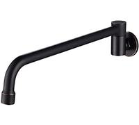 Kitchen Sink Faucet Wall Mount Brass Basin Taps Semi-Automatic Swing Switch Laundry Pool Mop Pool Faucet Cold Water Taps,Brushed Nickel(Oil Rubbed Bronze)