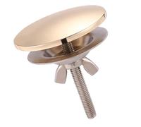 Kitchen Sink Hole Cover, Premium Stainless Steel & Zinc Alloy Faucet Hole Cover for Kitchen Sink Kitchen Sink Hole Plug Kitchen Fixture Sink Accessories(Gold)