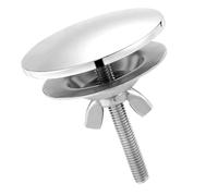 Kitchen Sink Hole Cover, Premium Stainless Steel & Zinc Alloy Faucet Hole Cover for Kitchen Sink Kitchen Sink Hole Plug Kitchen Fixture Sink Accessories(Silver)