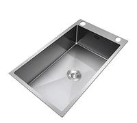 Kitchen Sink Kitchen Sink, Kitchen Sink Very Narrow Long Sink Small Sink/Silver/63 * 40Cm