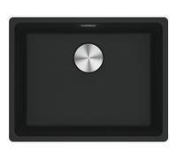 Kitchen Sink Made of Granite (Fragranite) with a Single Bowl from Franke Maris MRG 110-52 - Black matt - 125.0687.252