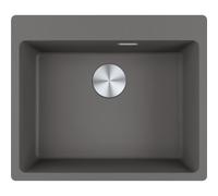 Kitchen Sink Made of Granite (Fragranite) with a Single Bowl from Franke Maris MRG 610-54 FTL - Stone Grey - 114.0661.795