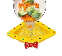 Kitchen Sink - Magnetic Corner Strainer 23.5cm | PP Triangle Food Catcher - Space-Saving Colander for Pasta, Fruit and Vegetables This durable sink basket is ideal for campers and