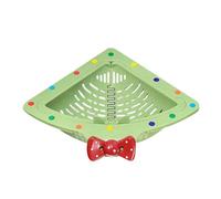 Kitchen Sink - Magnetic Corner Strainer 23.5cm | PP Triangle Food Catcher - Space-Saving Colander for Pasta, Fruit and Vegetables This durable sink basket is ideal for campers and